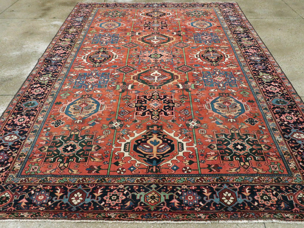 Vintage Persian Karajeh Rug, No.29065 - Gss