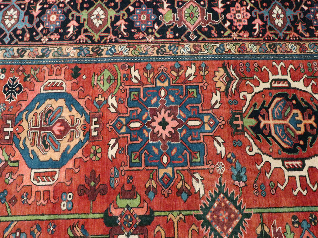 Vintage Persian Karajeh Rug, No.29065 - Gss