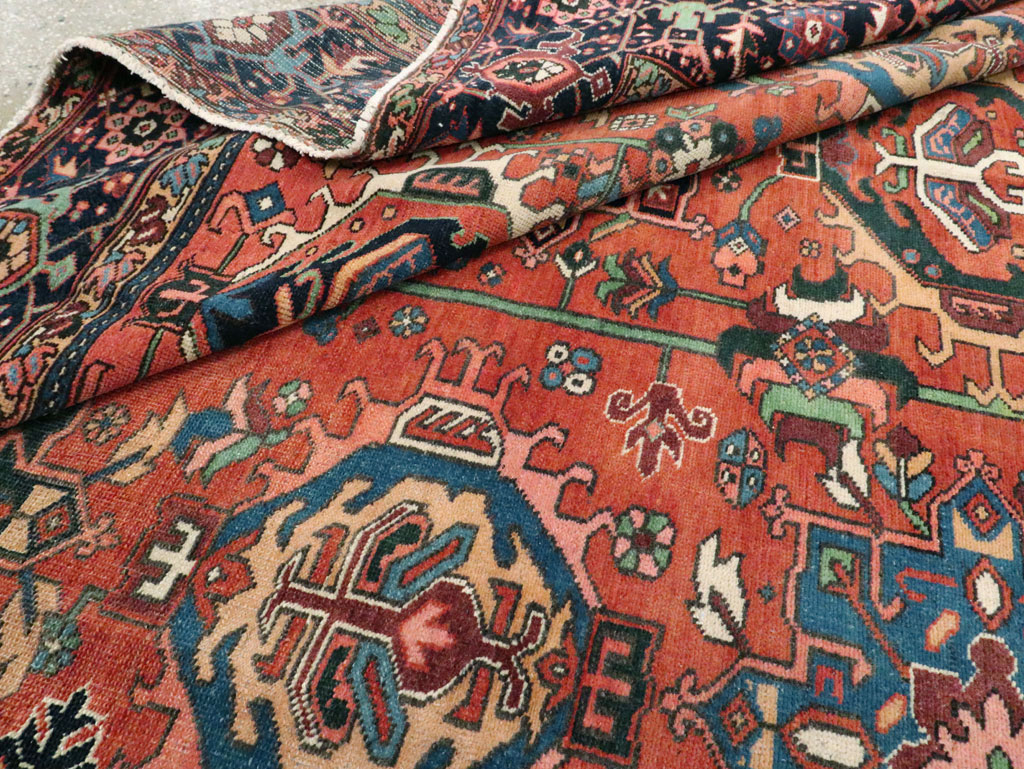 Vintage Persian Karajeh Rug, No.29065 - Gss