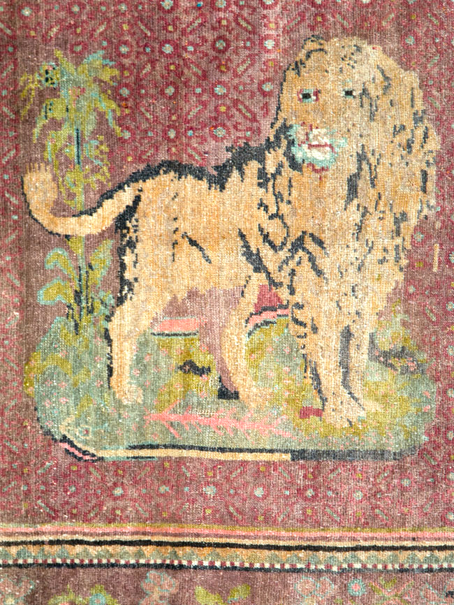 Vintage Pictorial Anatolian Rug, No.29066 - Gss
