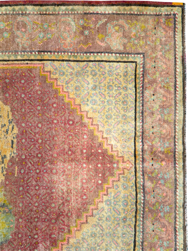 Vintage Pictorial Anatolian Rug, No.29066 - Gss