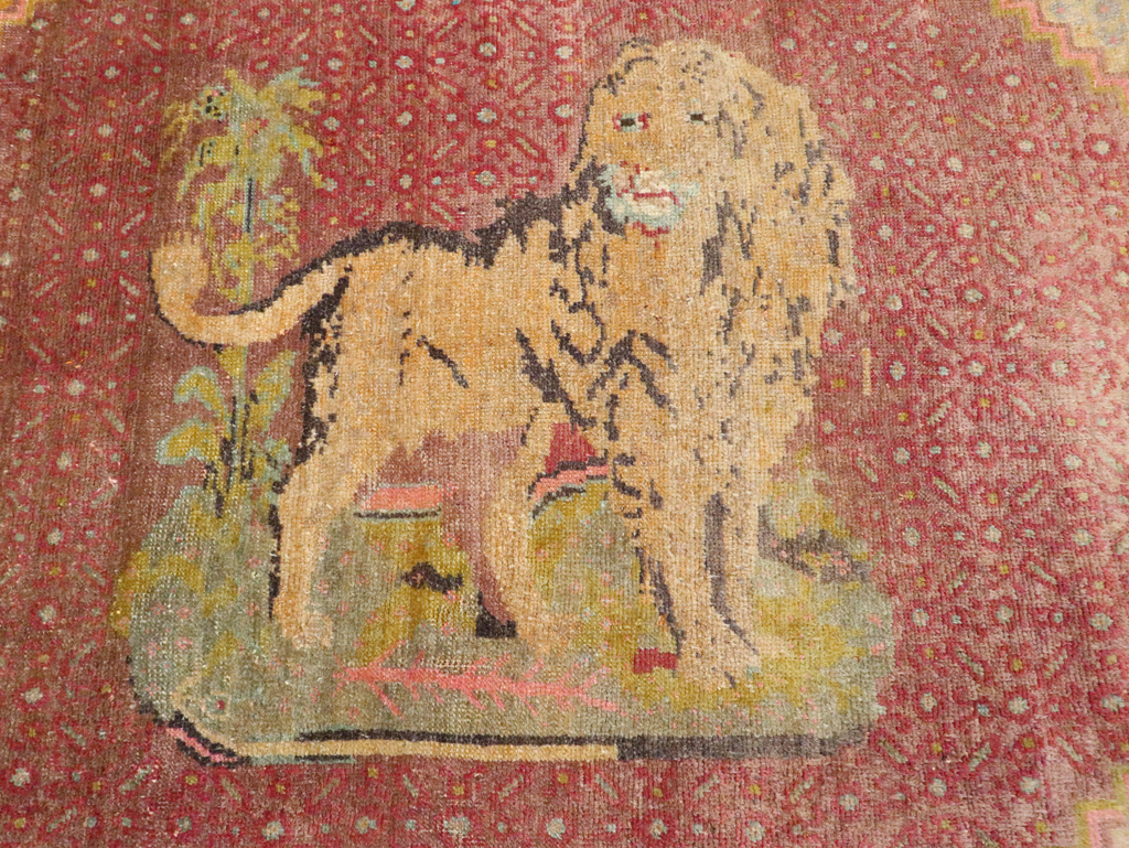 Vintage Pictorial Anatolian Rug, No.29066 - Gss