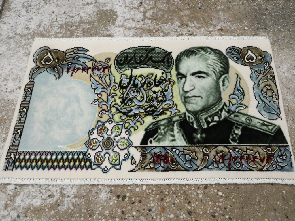 Modern Persian Tabriz Pictorial Rug, No.29068 - Gss