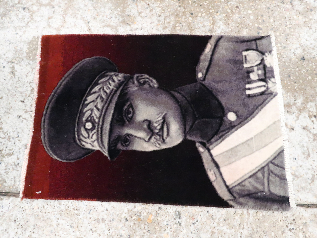 Vintage Persian Tabriz Pictorial Rug, No.29069 - Gss