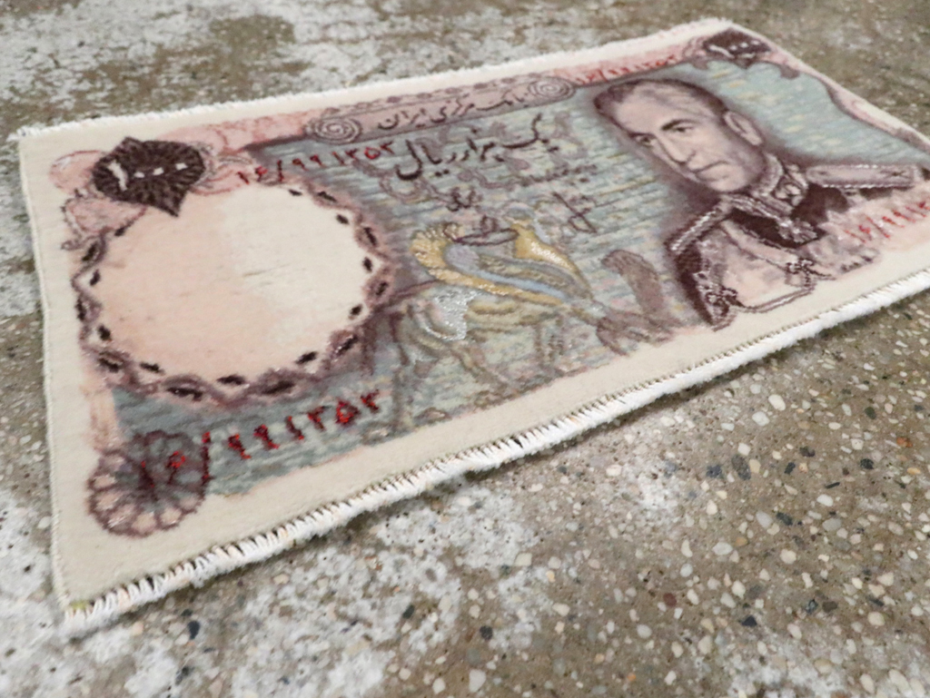 Persian Pictorial Tabriz Rug, No.29073 - Gss