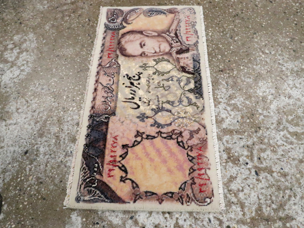 Persian Pictorial Tabriz Rug, No.29075 - Gss