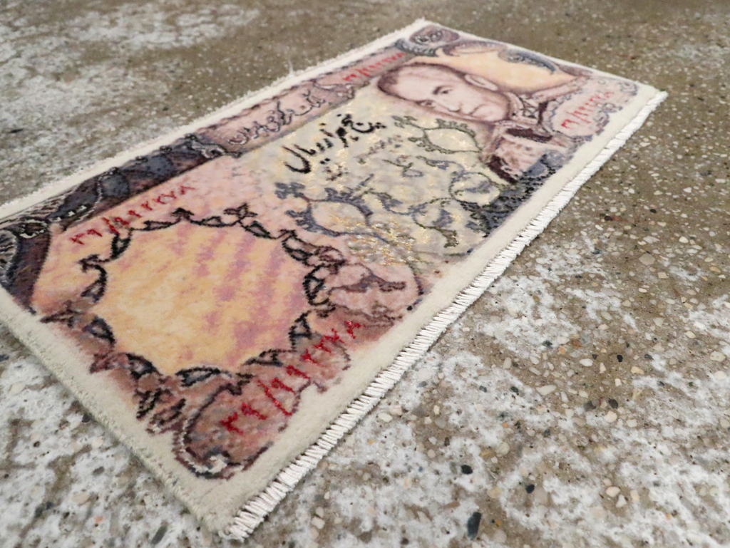 Persian Pictorial Tabriz Rug, No.29075 - Gss