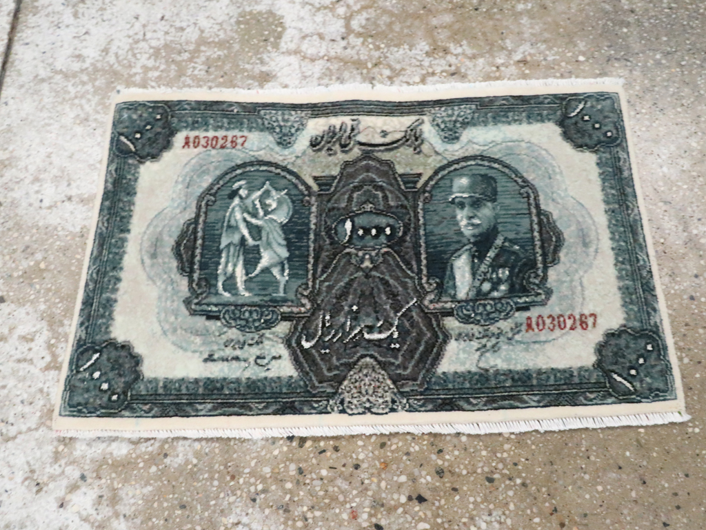 Modern Persian Tabriz Pictorial Rug, No.29078 - Gss