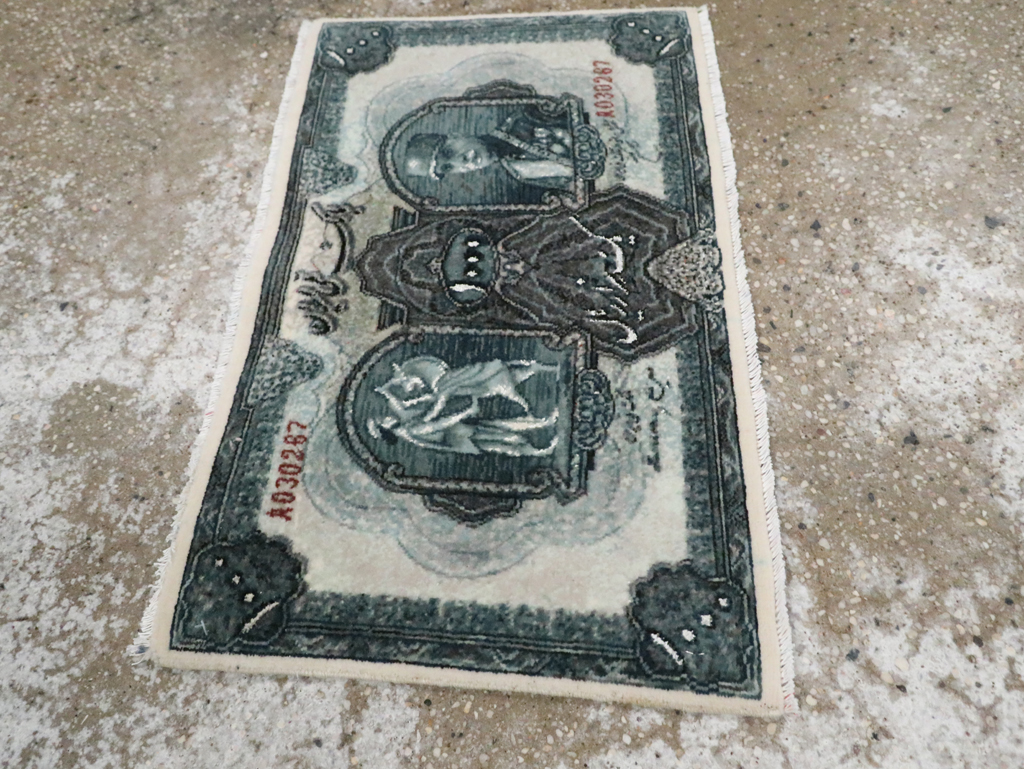 Modern Persian Tabriz Pictorial Rug, No.29078 - Gss