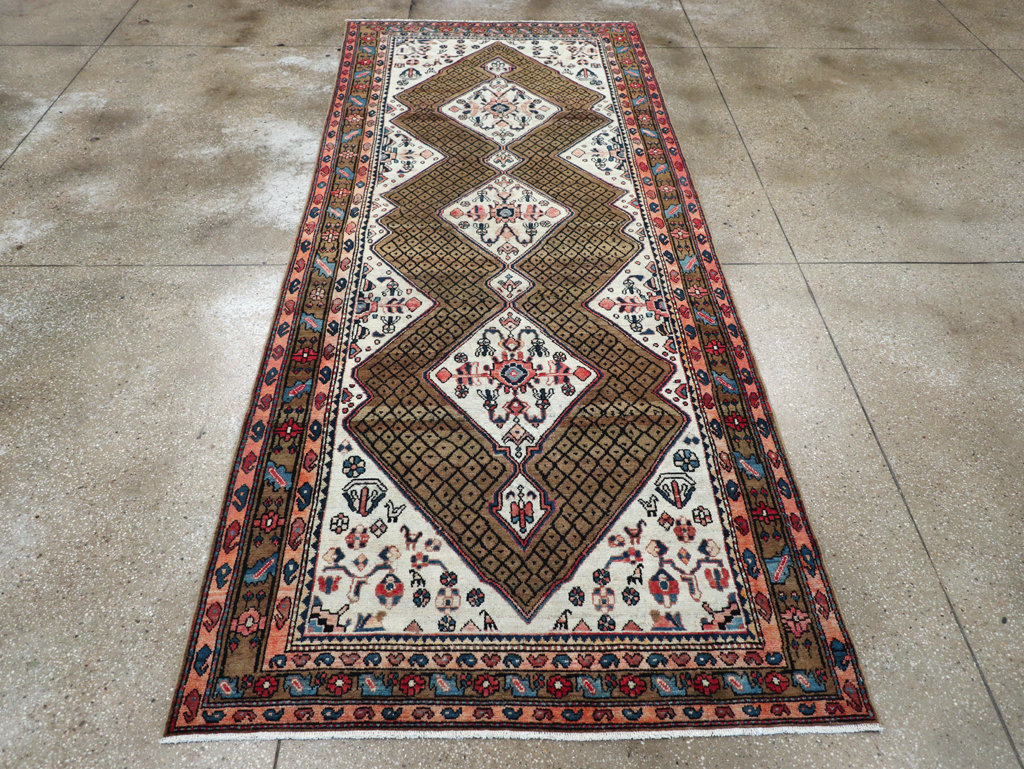Vintage Persian Hamadan Gallery Rug, No.29086 - Gss