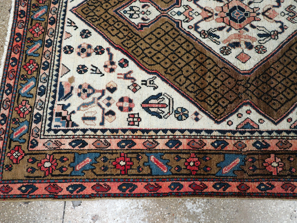 Vintage Persian Hamadan Gallery Rug, No.29086 - Gss