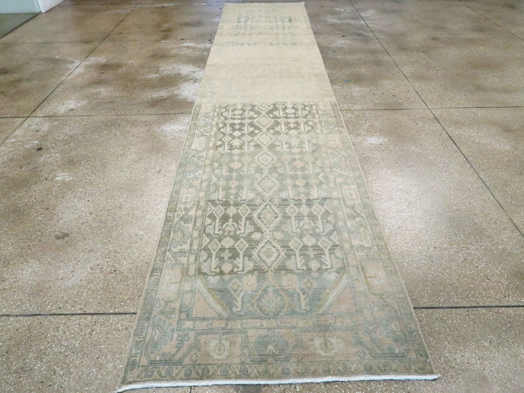 Vintage Persian Malayer Long Runner, No.29093 - Gss