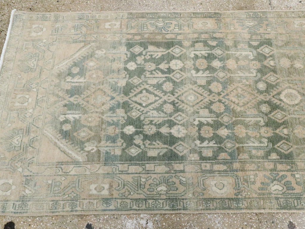 Vintage Persian Malayer Long Runner, No.29093 - Gss