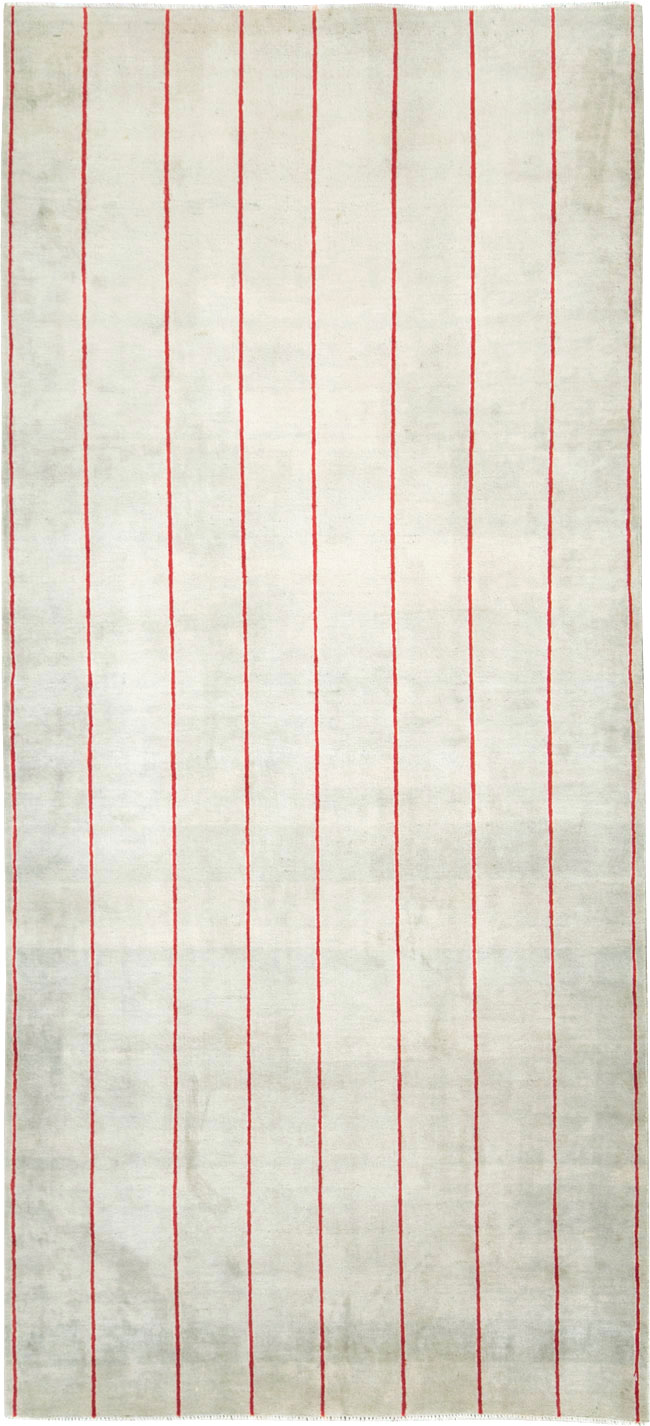 Vintage Persian Art Deco Mashad Throw Rug (Pair: 2 of 2), No.29098 - Gss