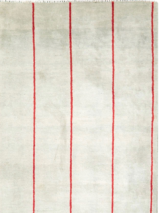 Vintage Persian Art Deco Mashad Throw Rug (Pair: 2 of 2), No.29098 - Gss