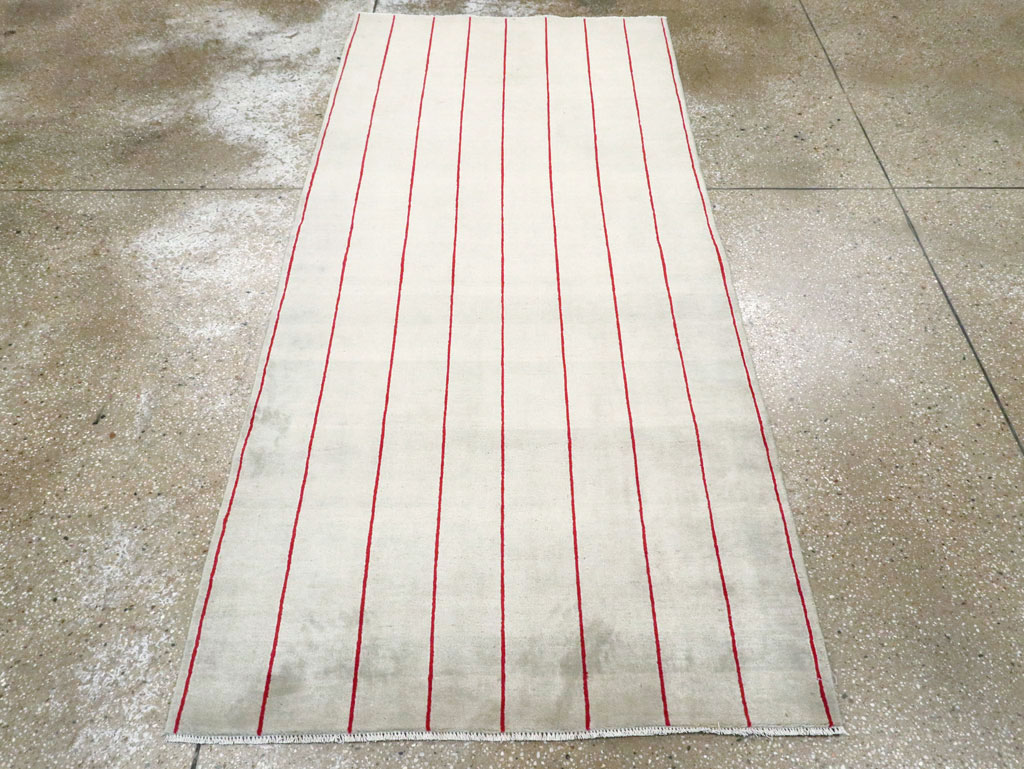 Vintage Persian Art Deco Mashad Throw Rug (Pair: 2 of 2), No.29098 - Gss