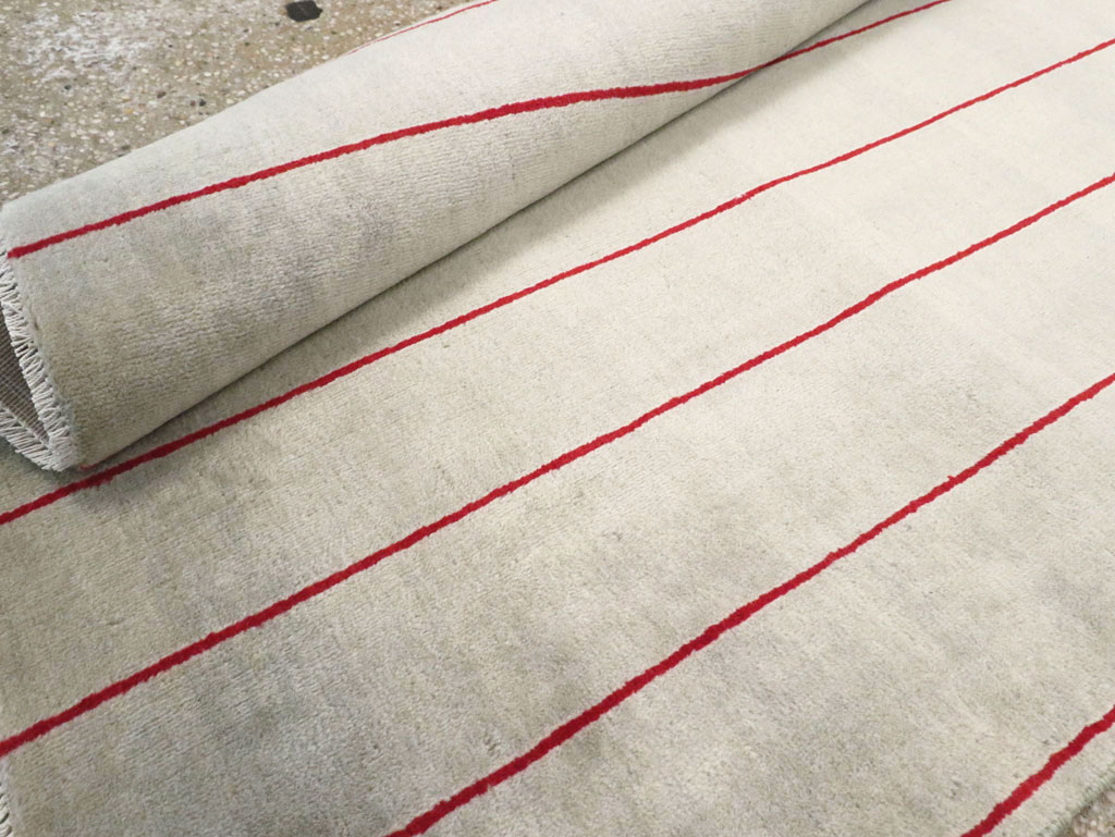 Vintage Persian Art Deco Mashad Throw Rug (Pair: 2 of 2), No.29098 - Gss