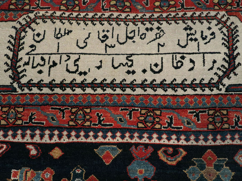 Antique Persian Bakhtiari Long Oversize Carpet, No.29101 - Gss