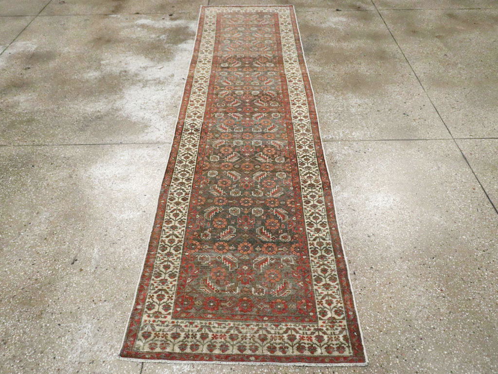 Vintage Persian Malayer Runner, No.29104 - Gss