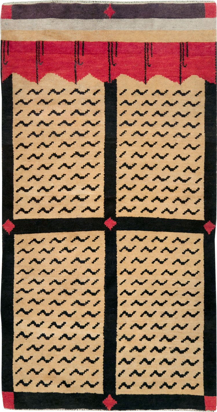 Vintage Tibetan Throw Rug, No.29106 - Gss