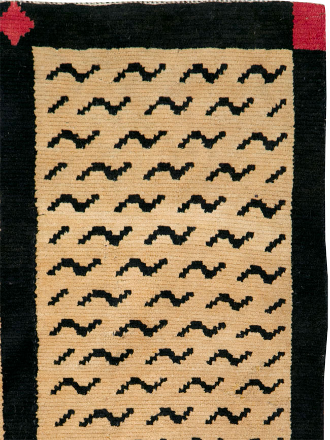 Vintage Tibetan Throw Rug, No.29106 - Gss