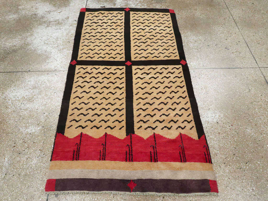 Vintage Tibetan Throw Rug, No.29106 - Gss
