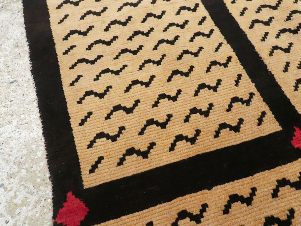 Vintage Tibetan Throw Rug, No.29106 - Gss