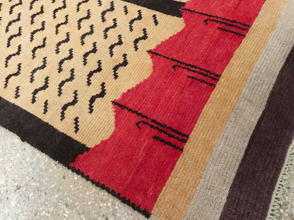 Vintage Tibetan Throw Rug, No.29106 - Gss