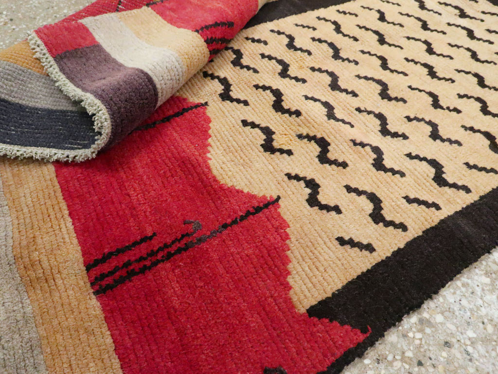 Vintage Tibetan Throw Rug, No.29106 - Gss