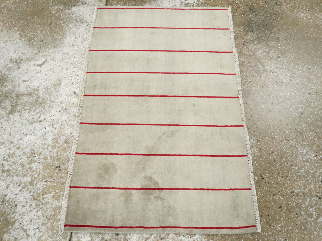 Vintage Persian Deco Tabriz Rug, No.29108 - Gss