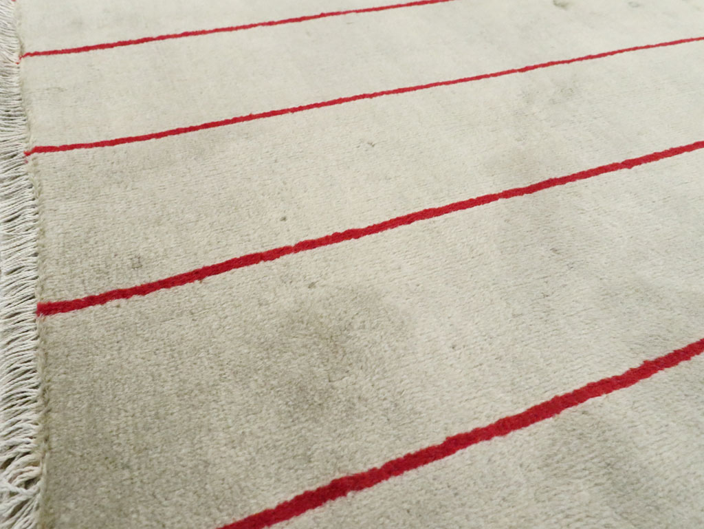 Vintage Persian Deco Tabriz Rug, No.29108 - Gss