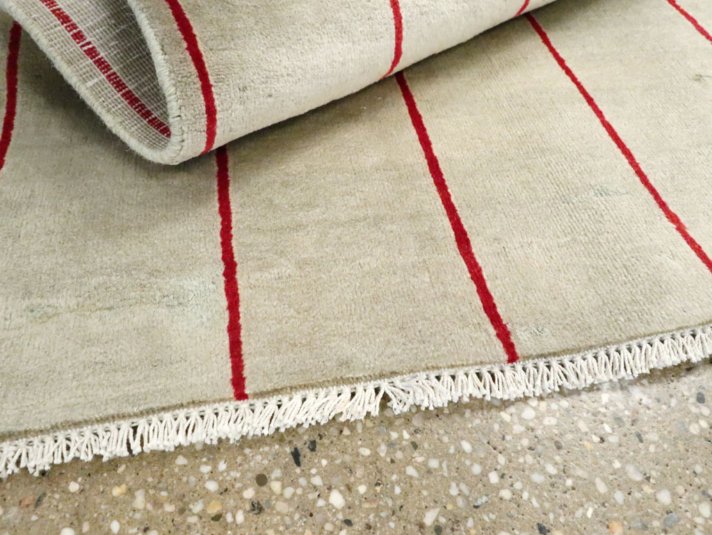 Vintage Persian Deco Tabriz Rug, No.29108 - Gss