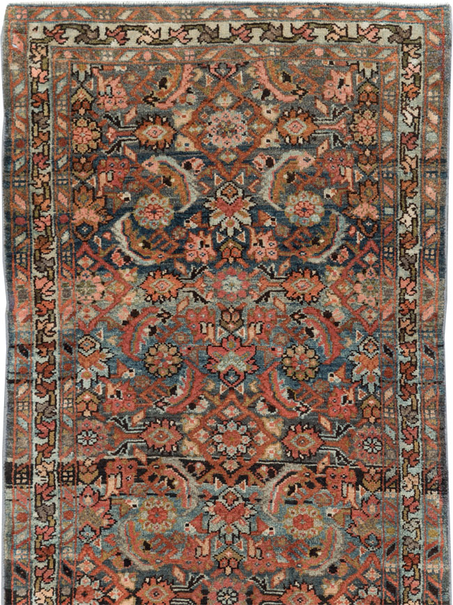 Antique Persian Malayer Long Runner, No.29109 - Gss