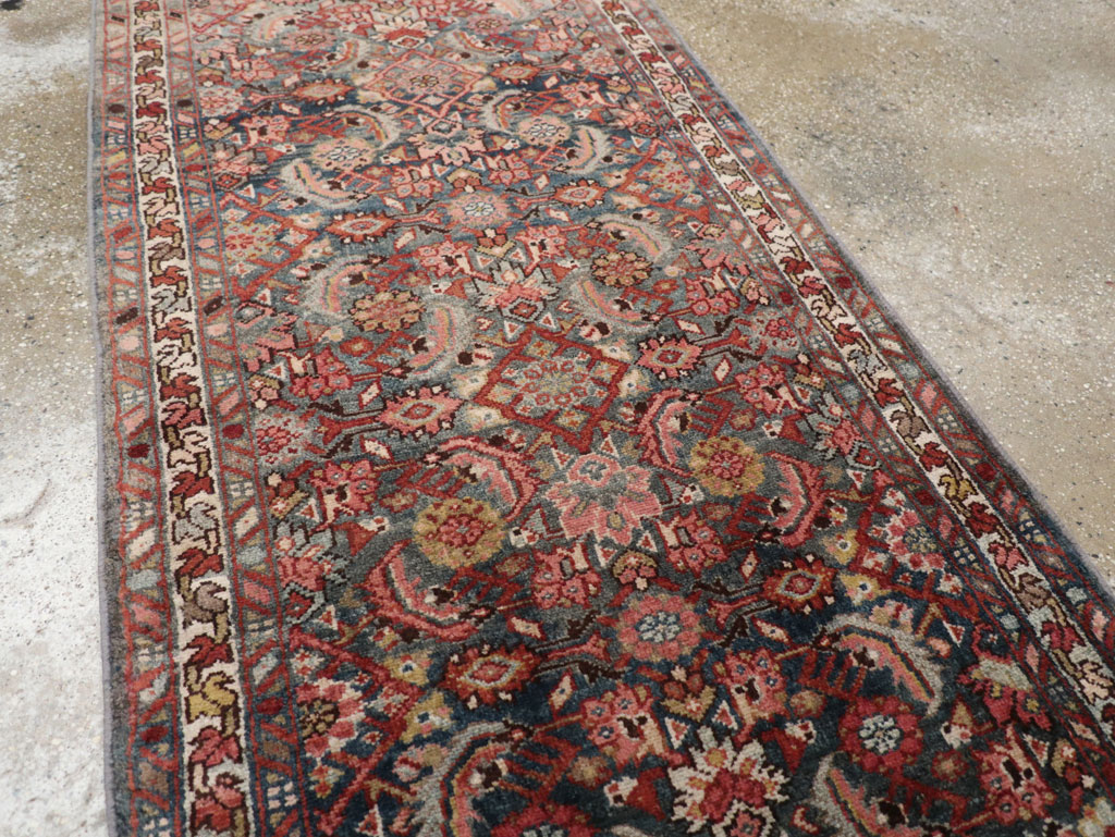 Antique Persian Malayer Long Runner, No.29109 - Gss