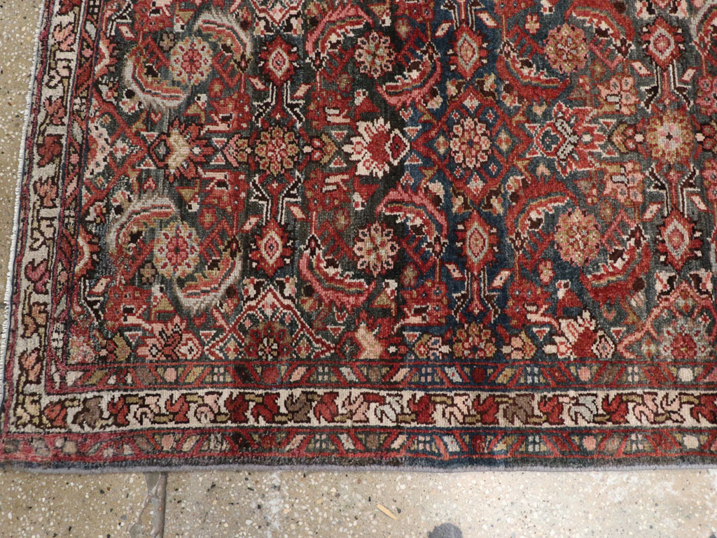 Antique Persian Malayer Long Runner, No.29109 - Gss