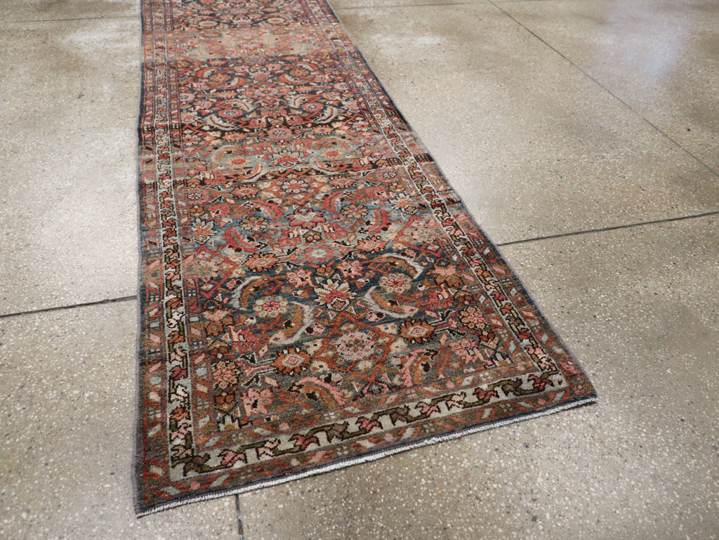 Antique Persian Malayer Long Runner, No.29109 - Gss