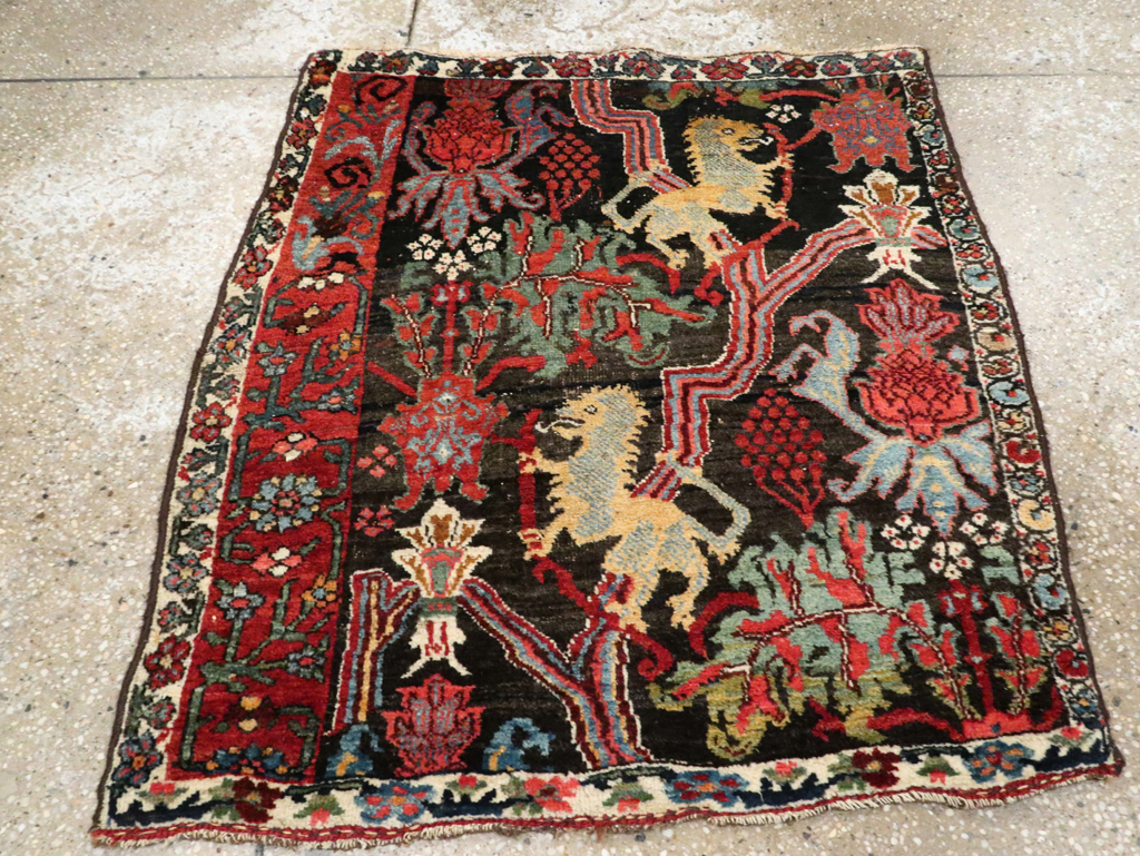 Antique Persian Bidjar Wagireh Rug, No.29112 - Gss