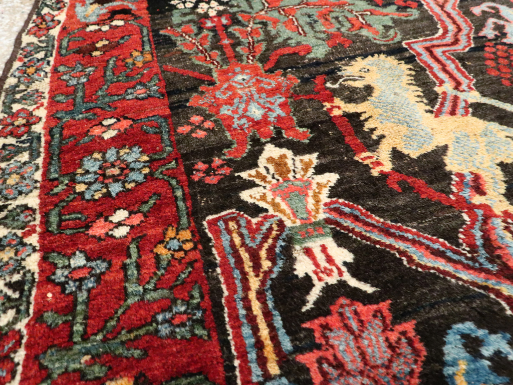Antique Persian Bidjar Wagireh Rug, No.29112 - Gss