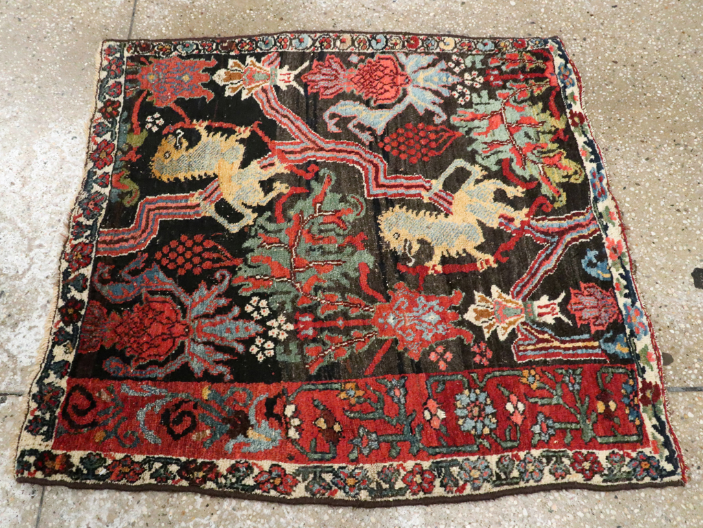 Antique Persian Bidjar Wagireh Rug, No.29112 - Gss