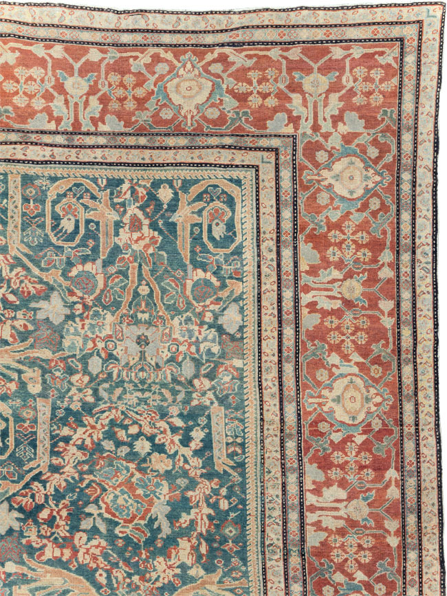 Antique Persian Mahal Oversize Carpet, No.29120 - Gss