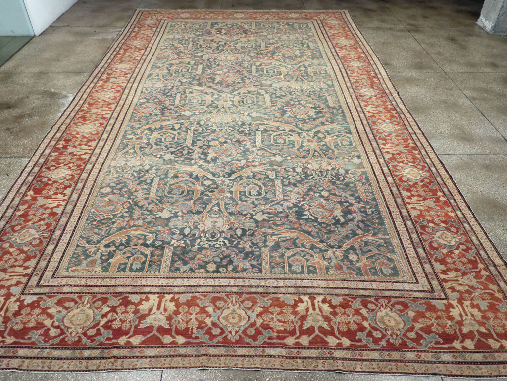 Antique Persian Mahal Oversize Carpet, No.29120 - Gss