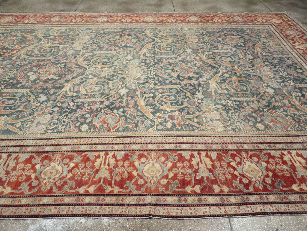 Antique Persian Mahal Oversize Carpet, No.29120 - Gss