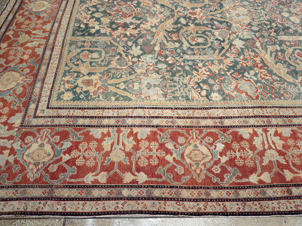 Antique Persian Mahal Oversize Carpet, No.29120 - Gss