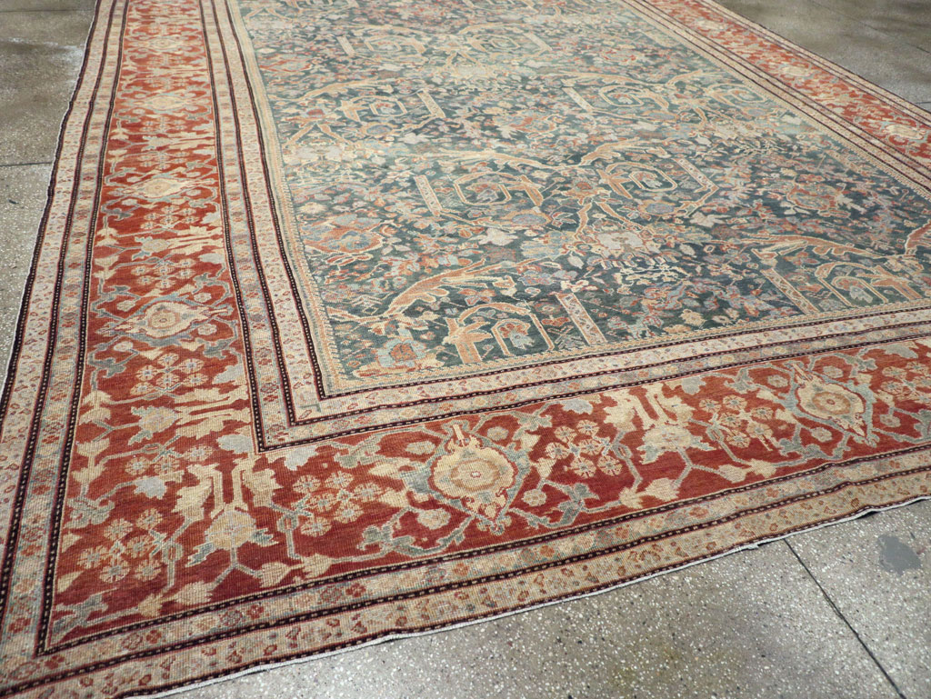 Antique Persian Mahal Oversize Carpet, No.29120 - Gss
