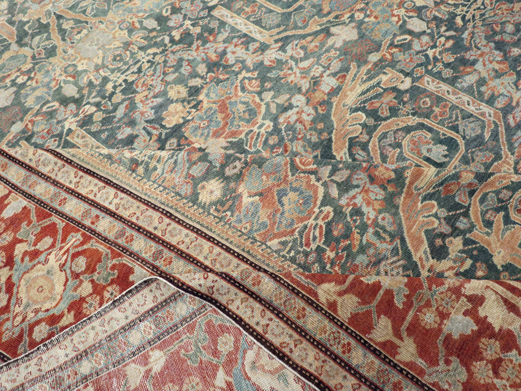 Antique Persian Mahal Oversize Carpet, No.29120 - Gss