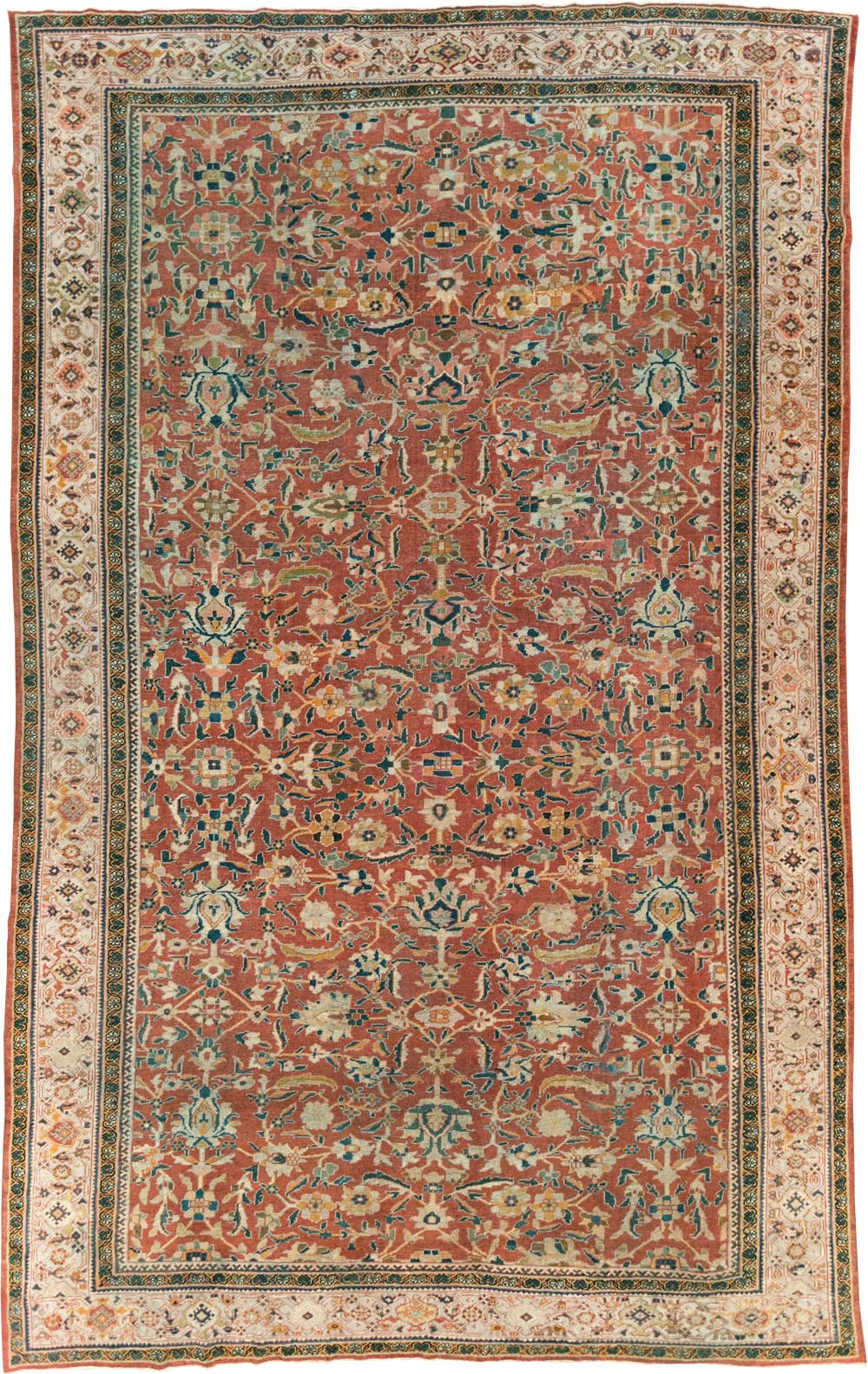 Antique Persian Mahal Carpet, No.29127 - Gss