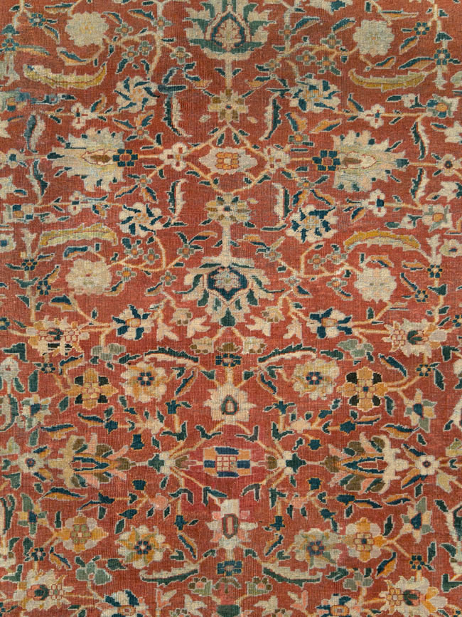 Antique Persian Mahal Carpet, No.29127 - Gss