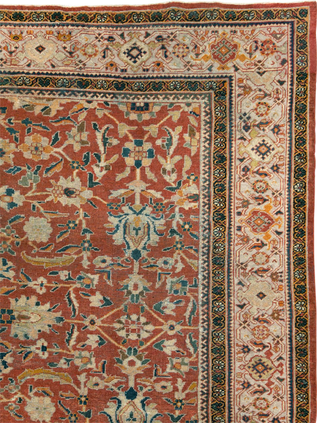 Antique Persian Mahal Carpet, No.29127 - Gss