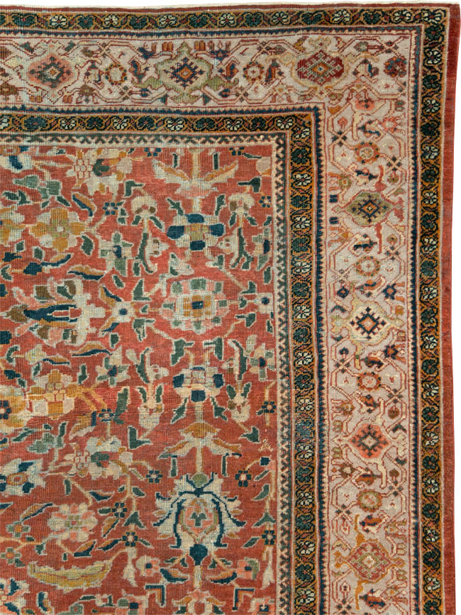 Antique Persian Mahal Carpet, No.29127 - Gss