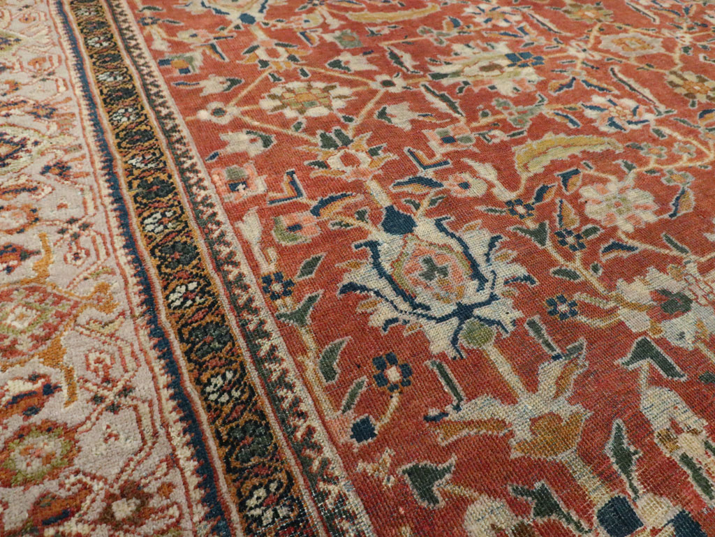 Antique Persian Mahal Carpet, No.29127 - Gss